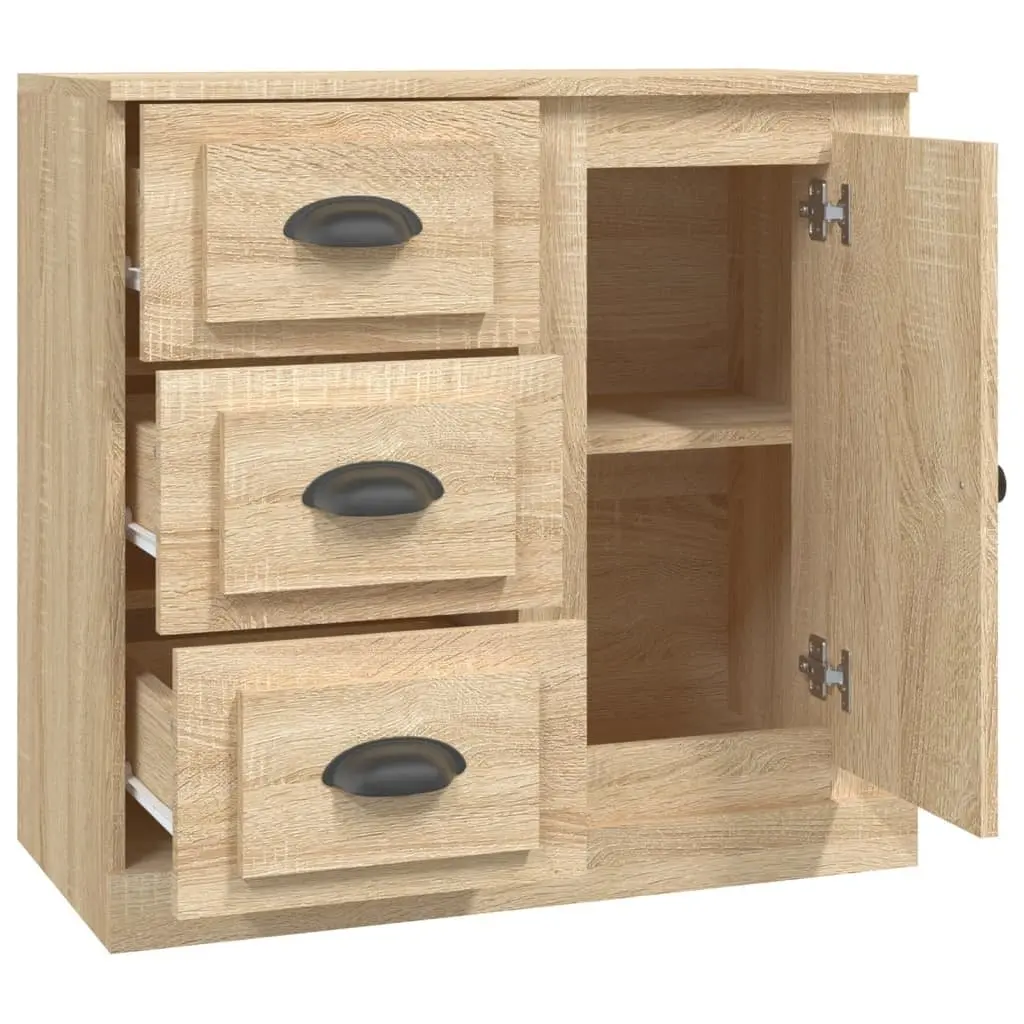 Sideboard Brown 70x35.5x67.5 cm Engineered Wood Storage Cabinet