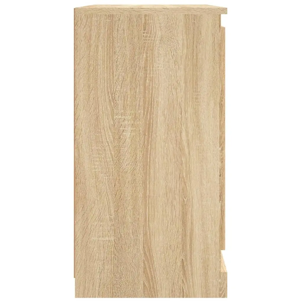 Sideboard Brown 70x35.5x67.5 cm Engineered Wood Storage Cabinet