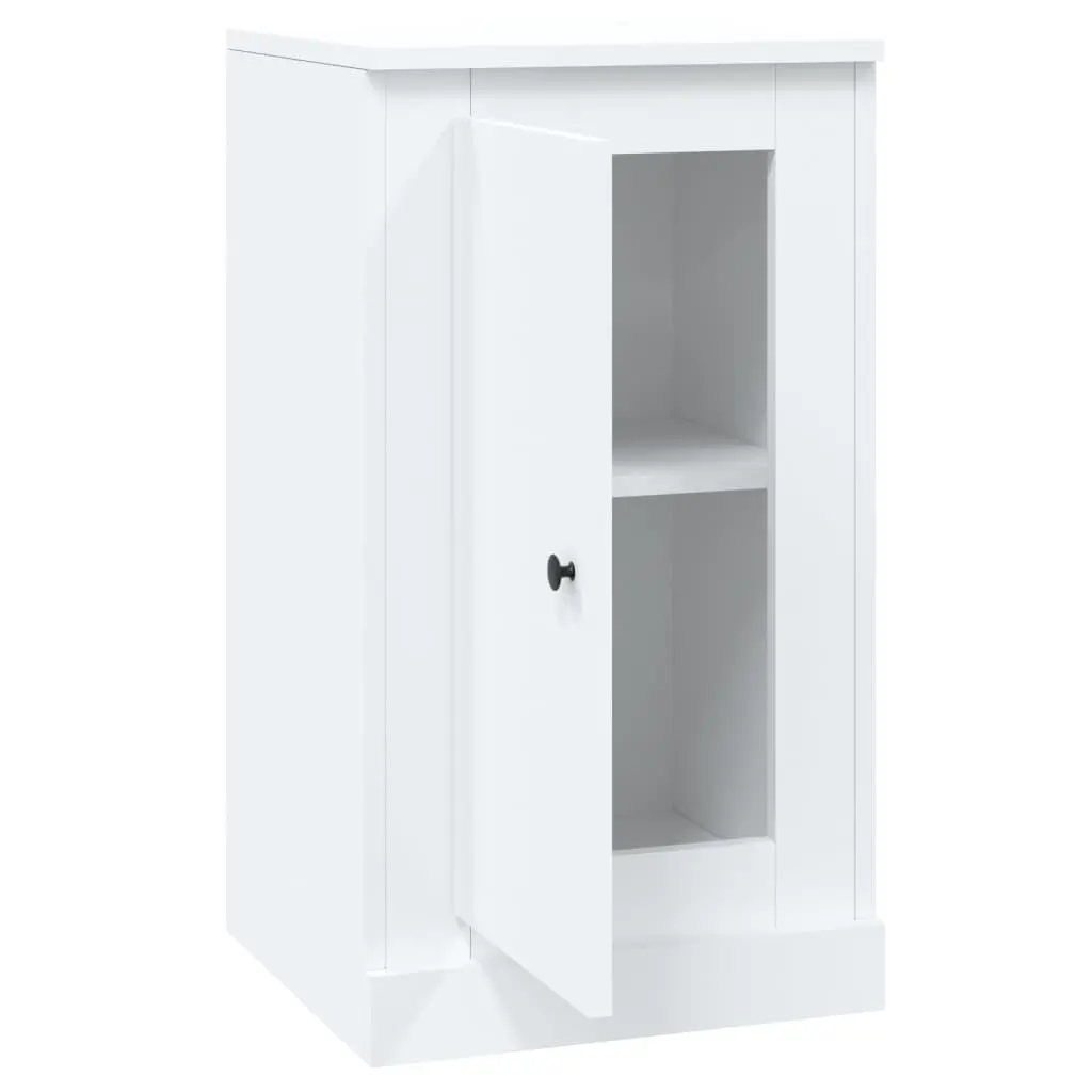 Sideboards 2 pcs White Storage Cabinet Cupboard Engineered Wood Home Furniture
