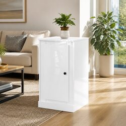 High Gloss White Sideboard Storage Cabinet
