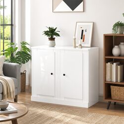 High Gloss White Sideboards for Elegant Home Storage