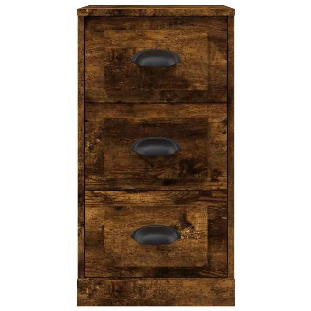Engineered Wood Sideboard Brown Storage Cabinet Display Unit 36cm x 35.5cm x 67.5cm