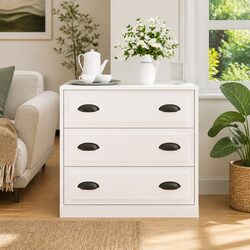 High Gloss White Sideboard Buffet Cabinet for Living Space