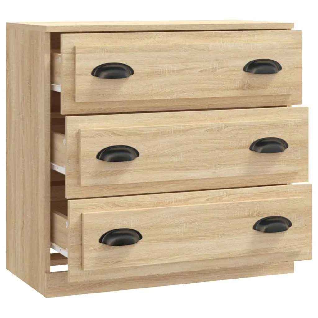 Sideboard Engineered Wood Brown Storage Cabinet Cupboard Furniture