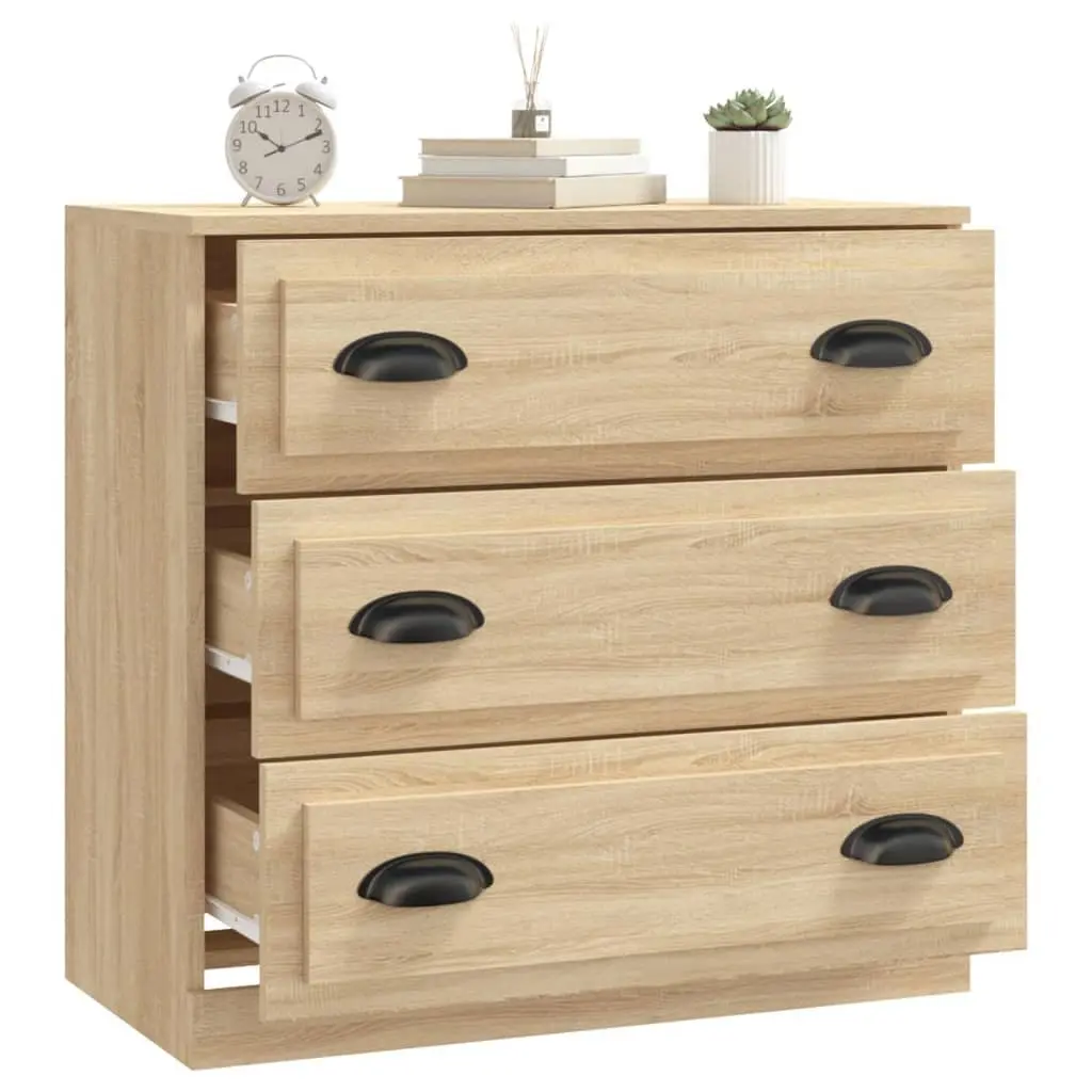 Sideboard Engineered Wood Brown Storage Cabinet Cupboard Furniture