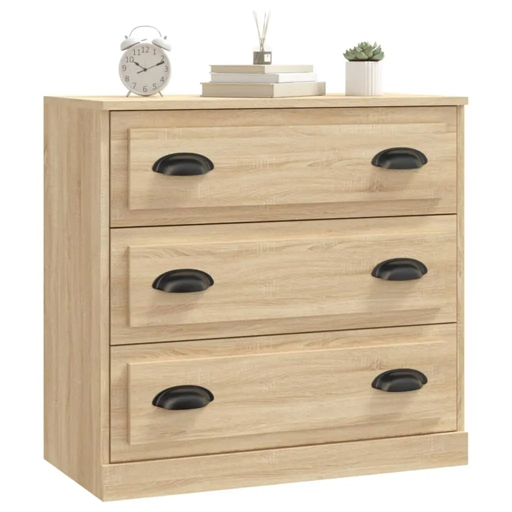 Sideboard Engineered Wood Brown Storage Cabinet Cupboard Furniture