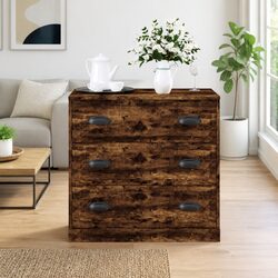 Brown Engineered Wood Sideboard for Stylish Storage