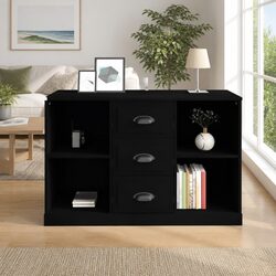 Elegant Black Sideboard Cabinet for Home Storage
