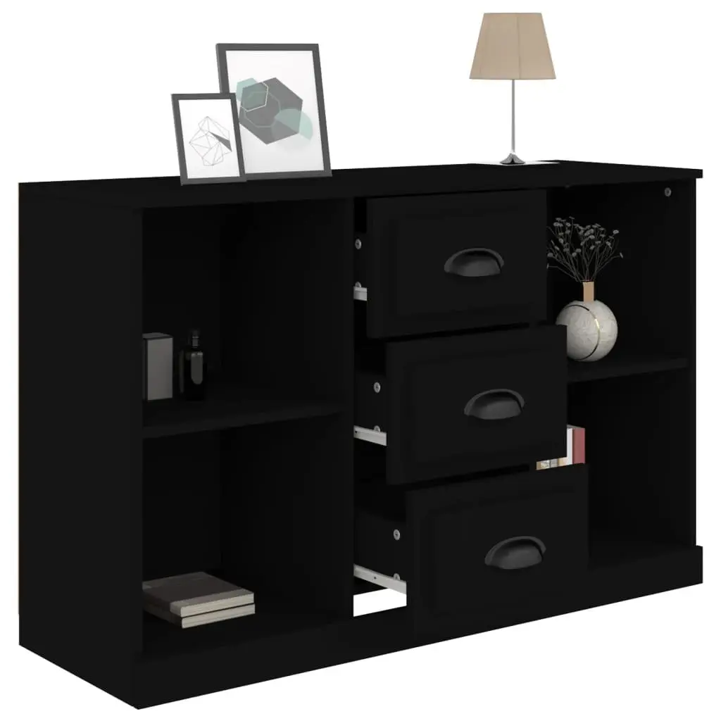 Black Sideboard Cabinet for Home Storage