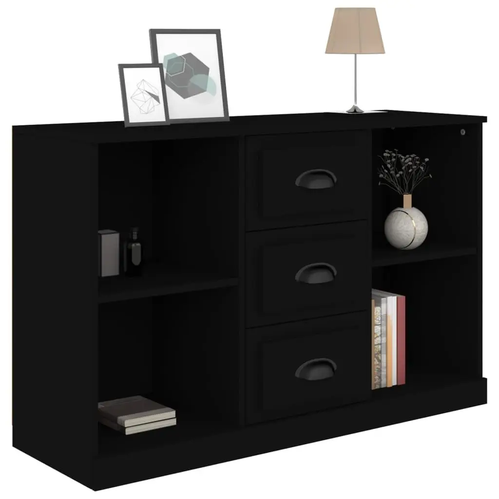 Black Sideboard Cabinet for Home Storage