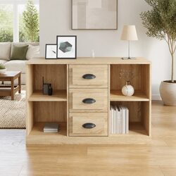 Brown Engineered Wood Sideboard for Stylish Storage