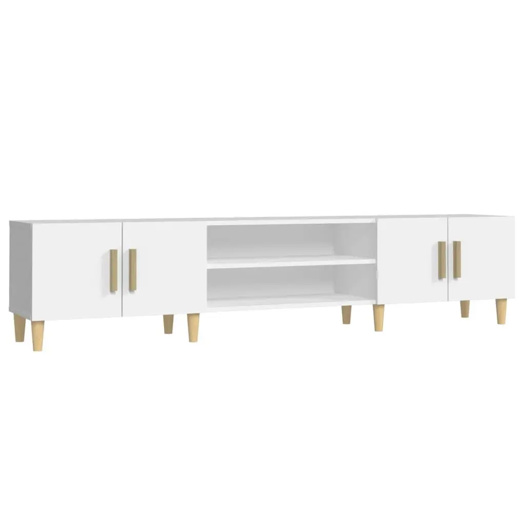White TV Cabinet for Living Spaces