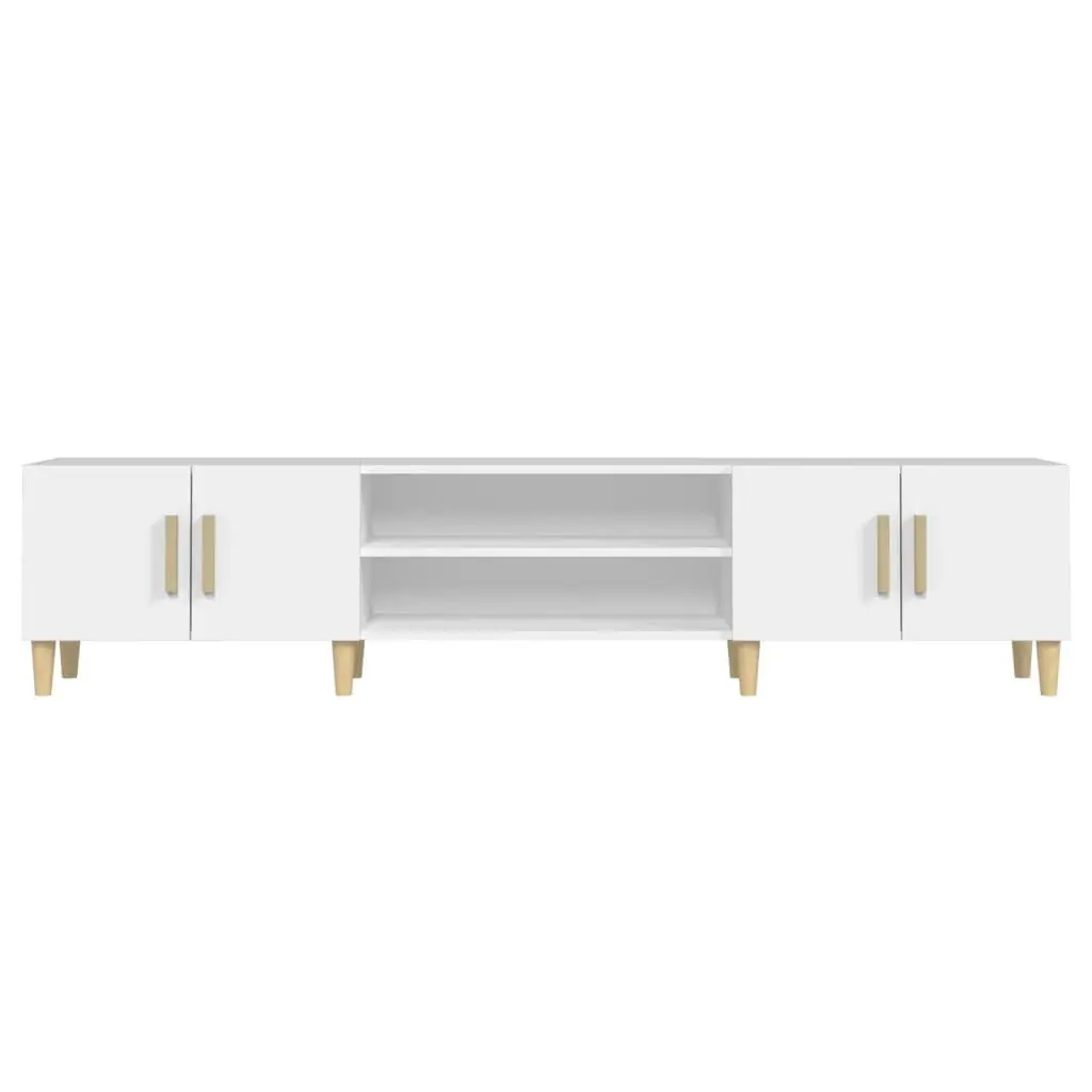 White TV Cabinet for Living Spaces