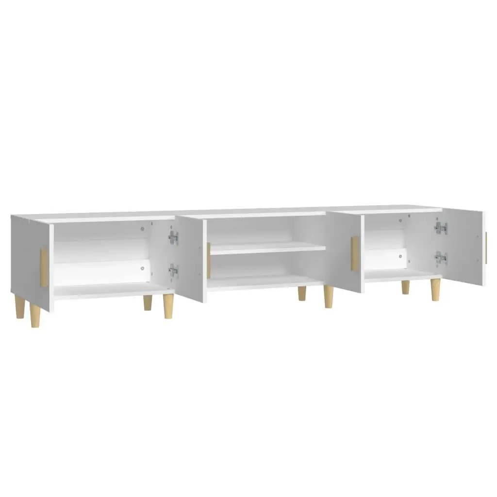 White TV Cabinet for Living Spaces