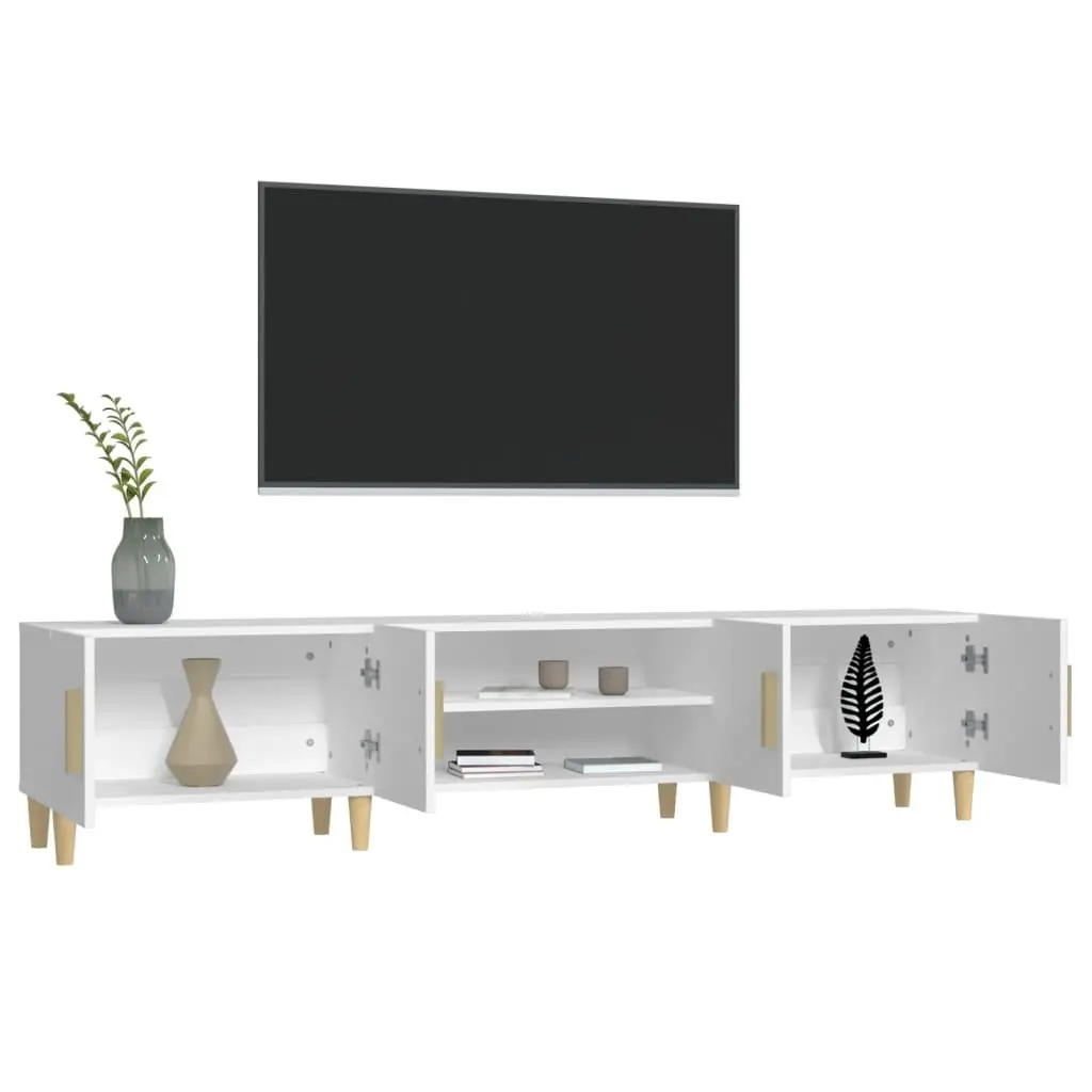 White TV Cabinet for Living Spaces