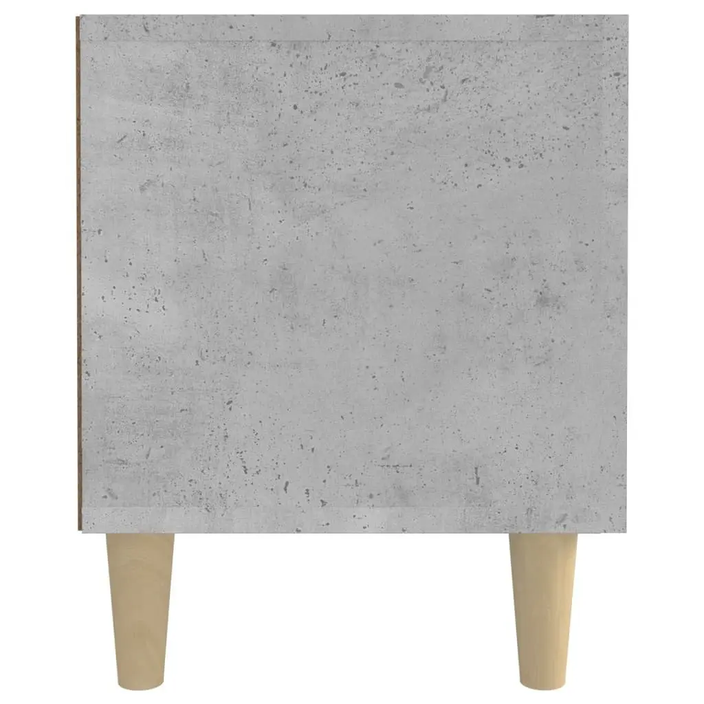TV Cabinet Grey Engineered Wood Media Console 180 x 31.5 x 40 cm 4 Compartments 4 Doors