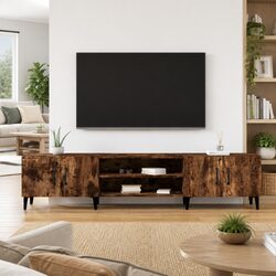 Brown Engineered Wood TV Cabinet 180x31.5x40 cm