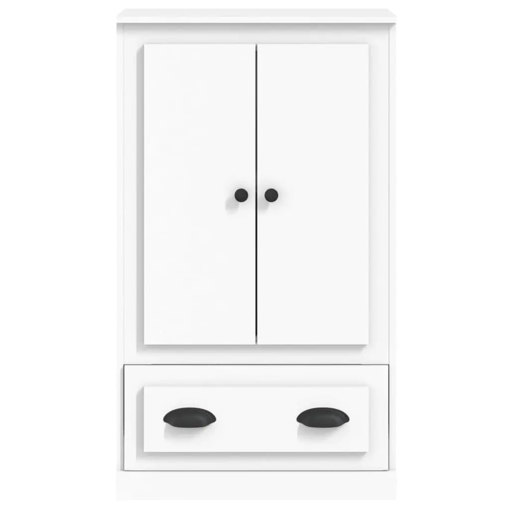 White Highboard Storage Cabinet 60x35.5x103.5cm