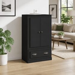 Elegant Black Highboard Sideboard for Your Living Space