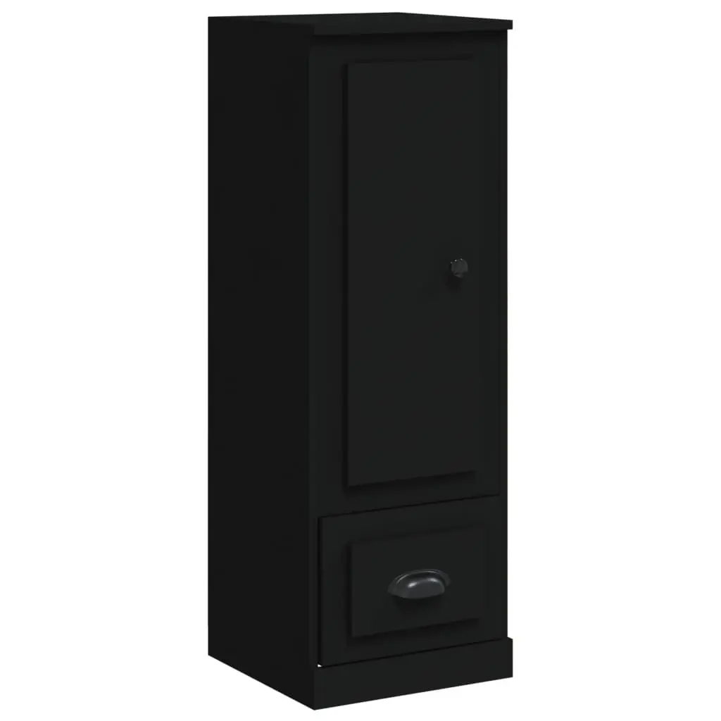 Black Highboard Sideboard Storage Cabinet