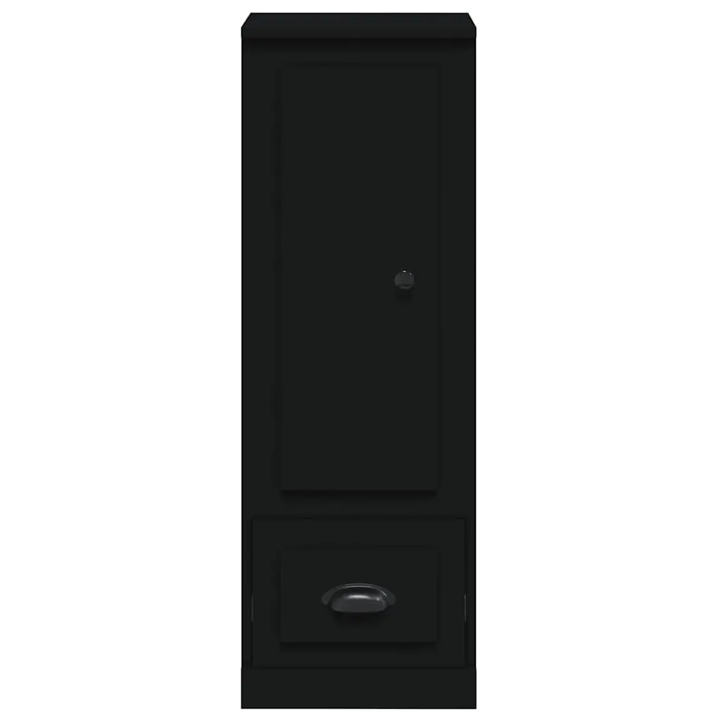 Black Highboard Sideboard Storage Cabinet