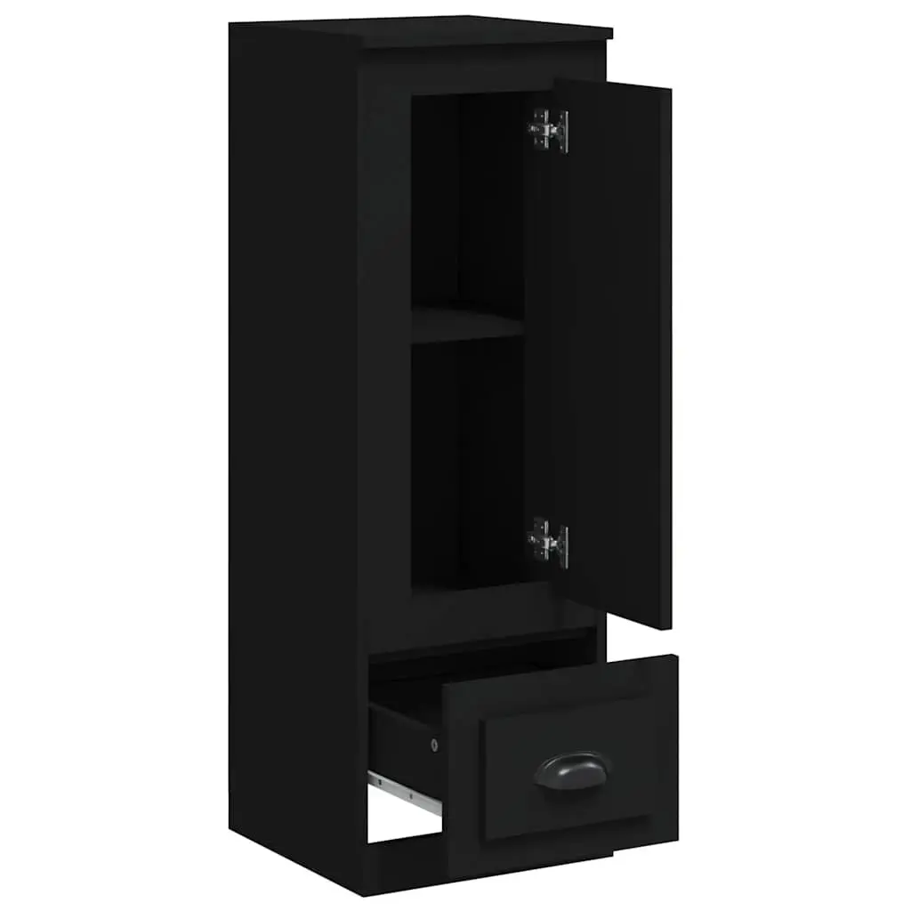 Black Highboard Sideboard Storage Cabinet