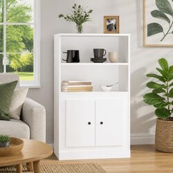 Charming White Highboard Storage Cabinet for Your Home