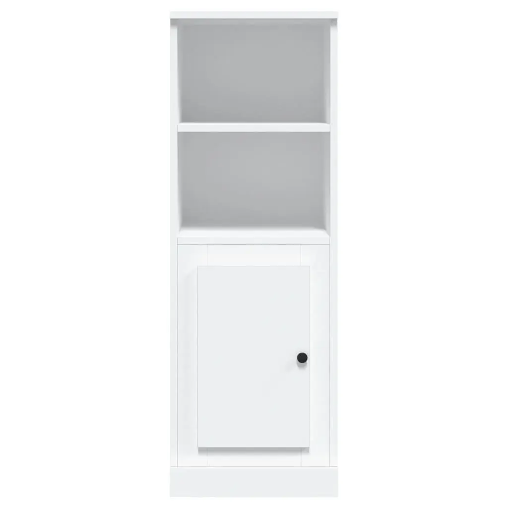 White Highboard Storage Cabinet 36x35.5x103.5cm