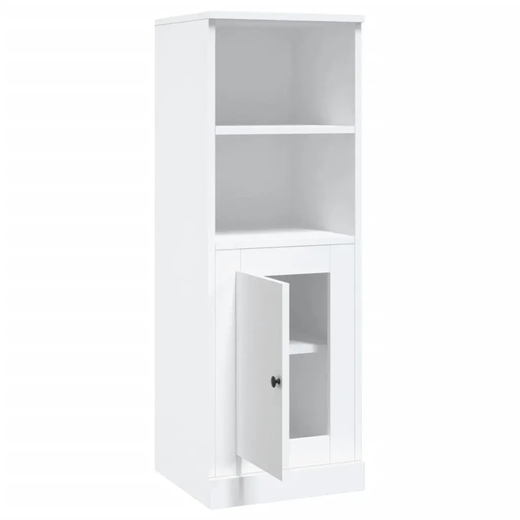 White Highboard Storage Cabinet 36x35.5x103.5cm