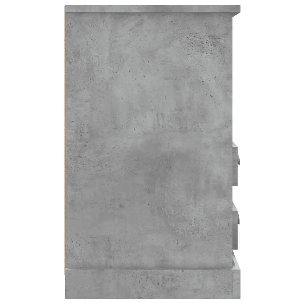 Grey Bedside Cabinet with Drawers