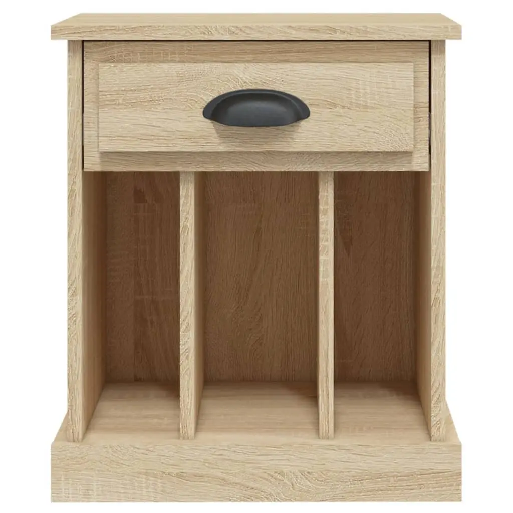 Bedside Cabinets Brown Sonoma Oak 43x36x50 cm Engineered Wood Nightstand Storage Drawer 2 Piece