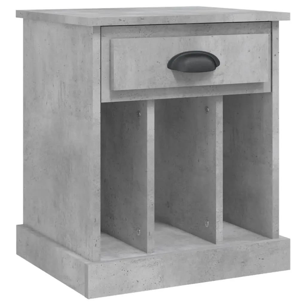 Grey Bedside Cabinets Set of 2