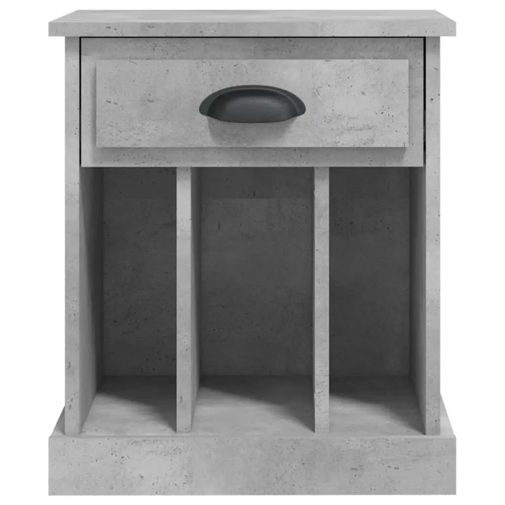 Grey Bedside Cabinets Set of 2