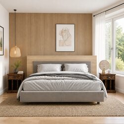 Elegant Brown Bedside Cabinets with Storage Drawers