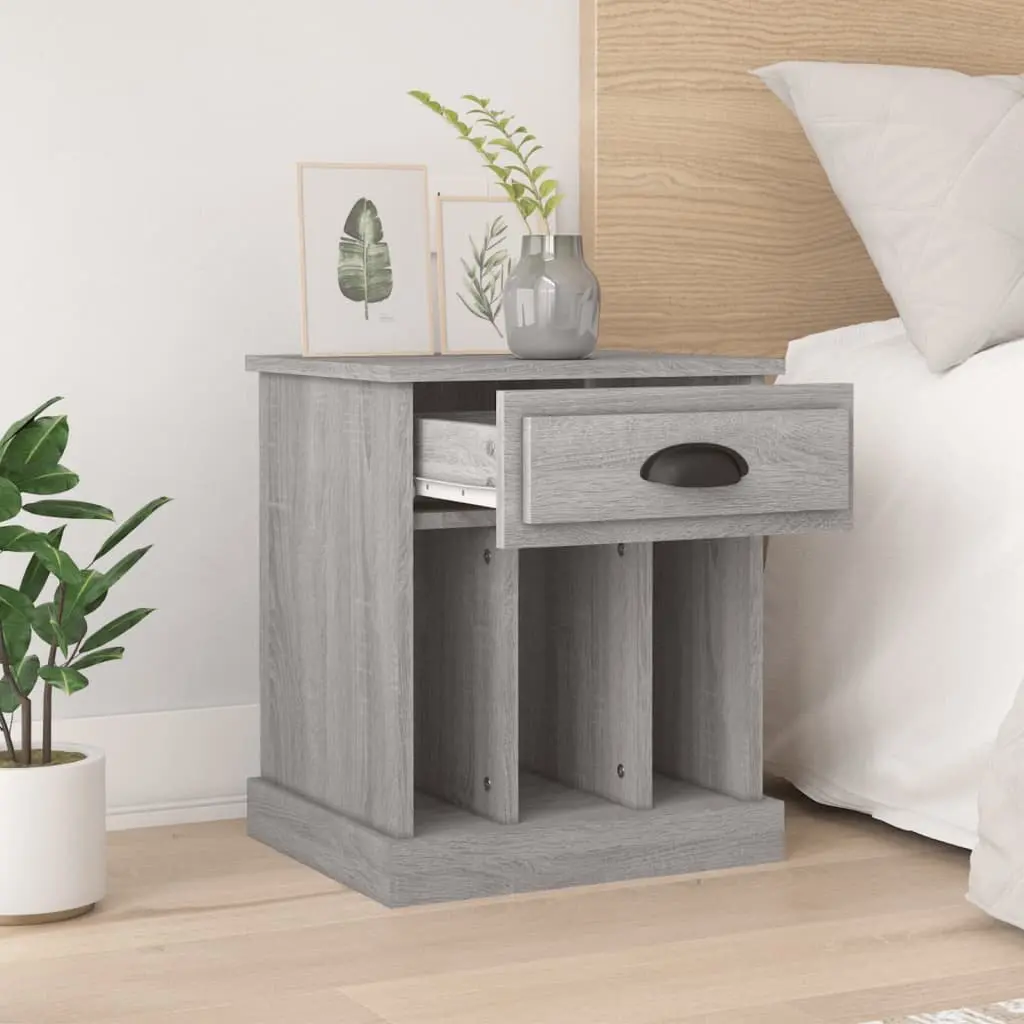Grey Sonoma Bedside Cabinets Set of 2