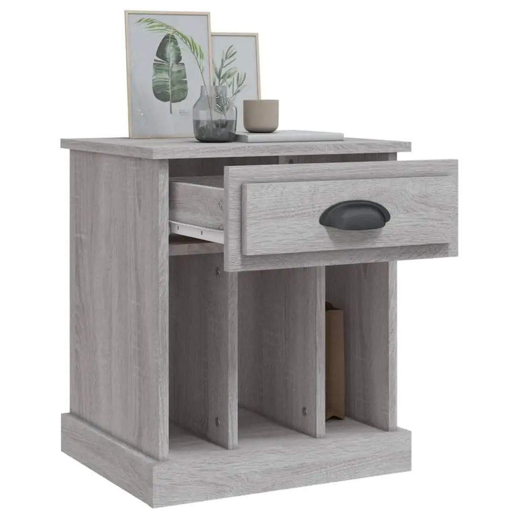 Grey Sonoma Bedside Cabinets Set of 2
