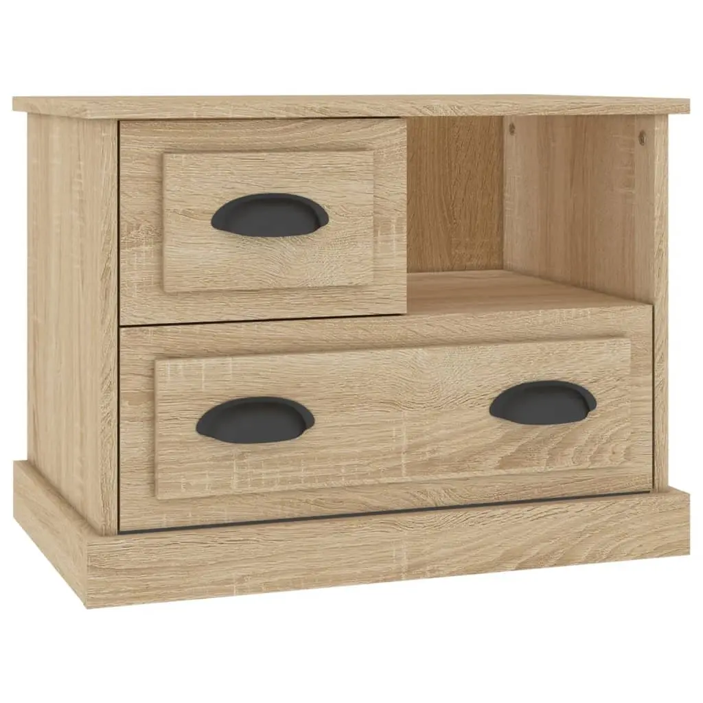 Brown Bedside Cabinet with Drawers
