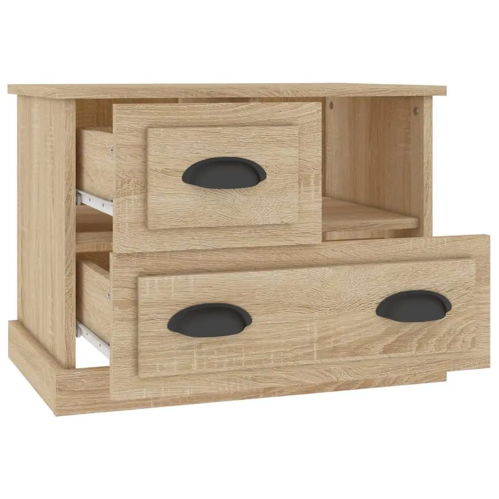 Brown Bedside Cabinet with Drawers