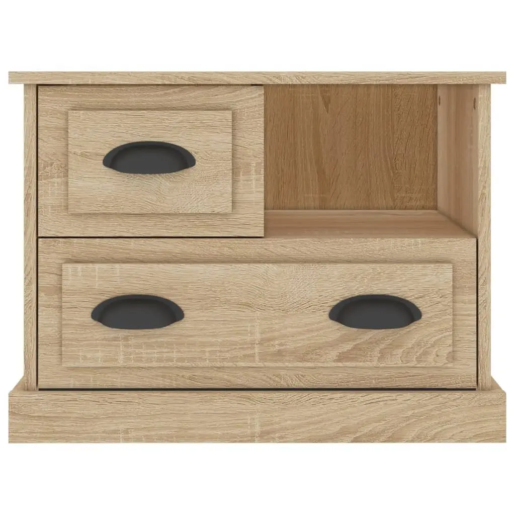 Brown Bedside Cabinet with Drawers