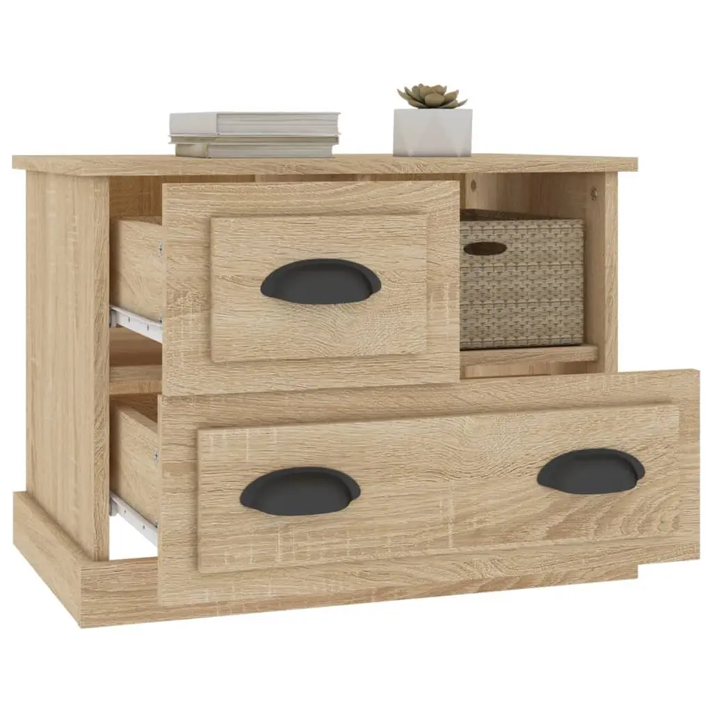 Brown Bedside Cabinet with Drawers