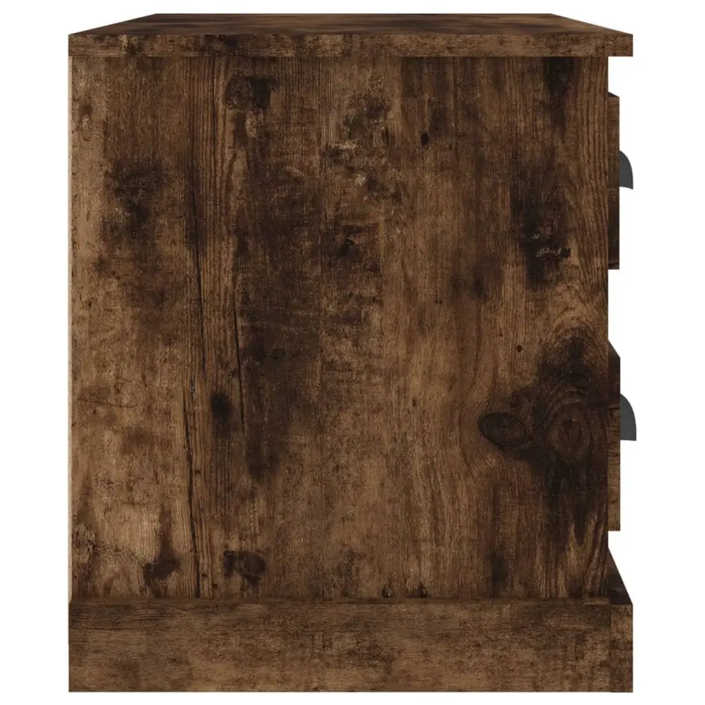Brown Bedside Cabinet with Drawers for Storage