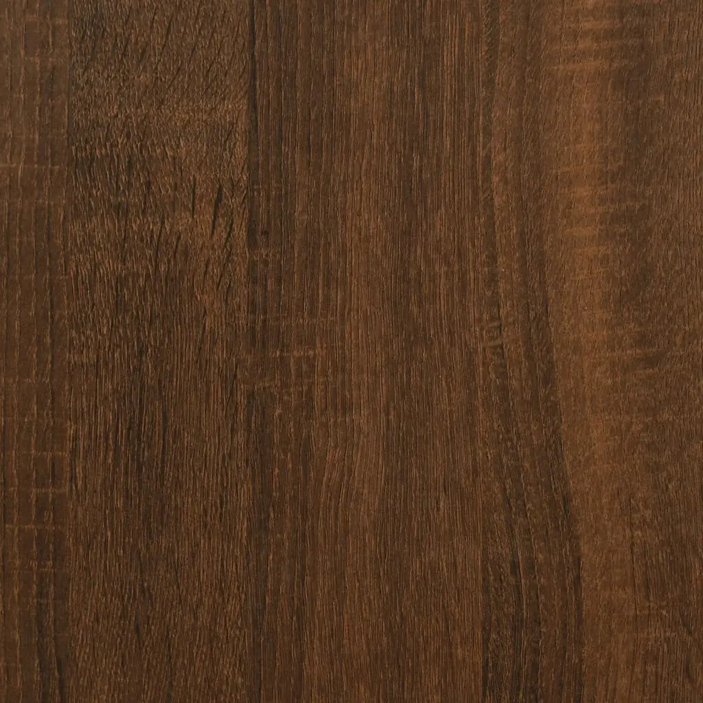Bedside Cabinet Brown Oak 60x39x45 cm Bedroom Storage Table with Drawers