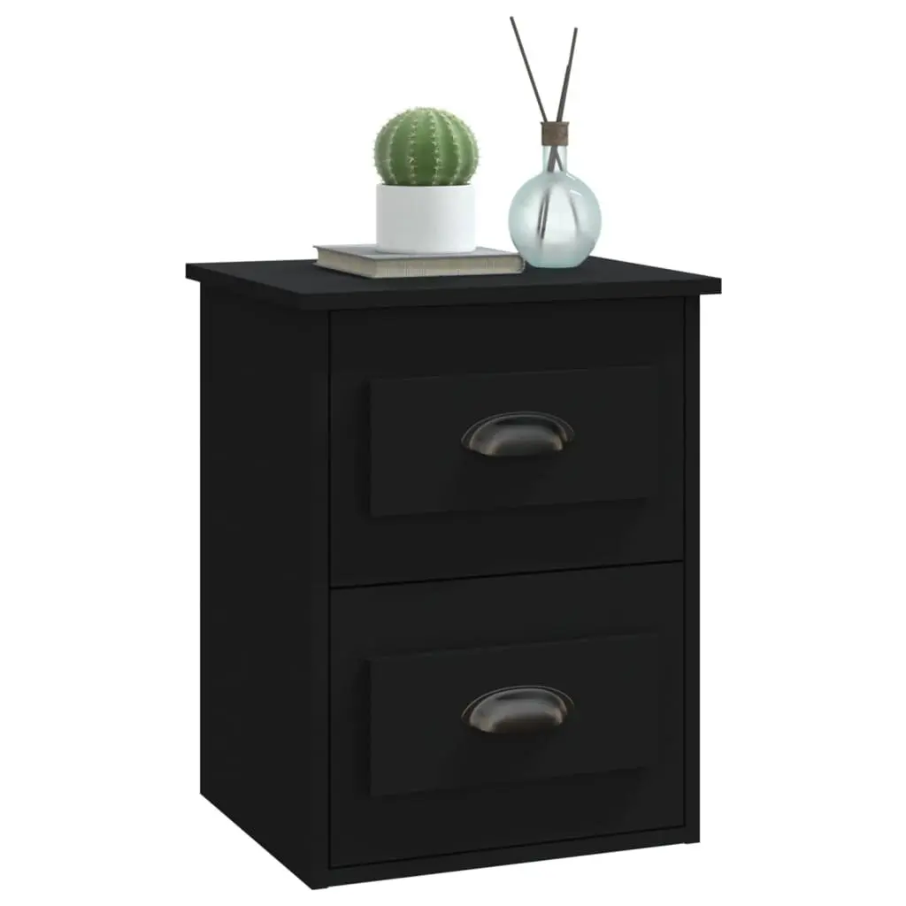 Floating Bedside Cabinet with 2 Drawers for Bedroom