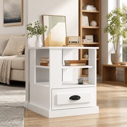 Charming White Side Table for Your Living Room