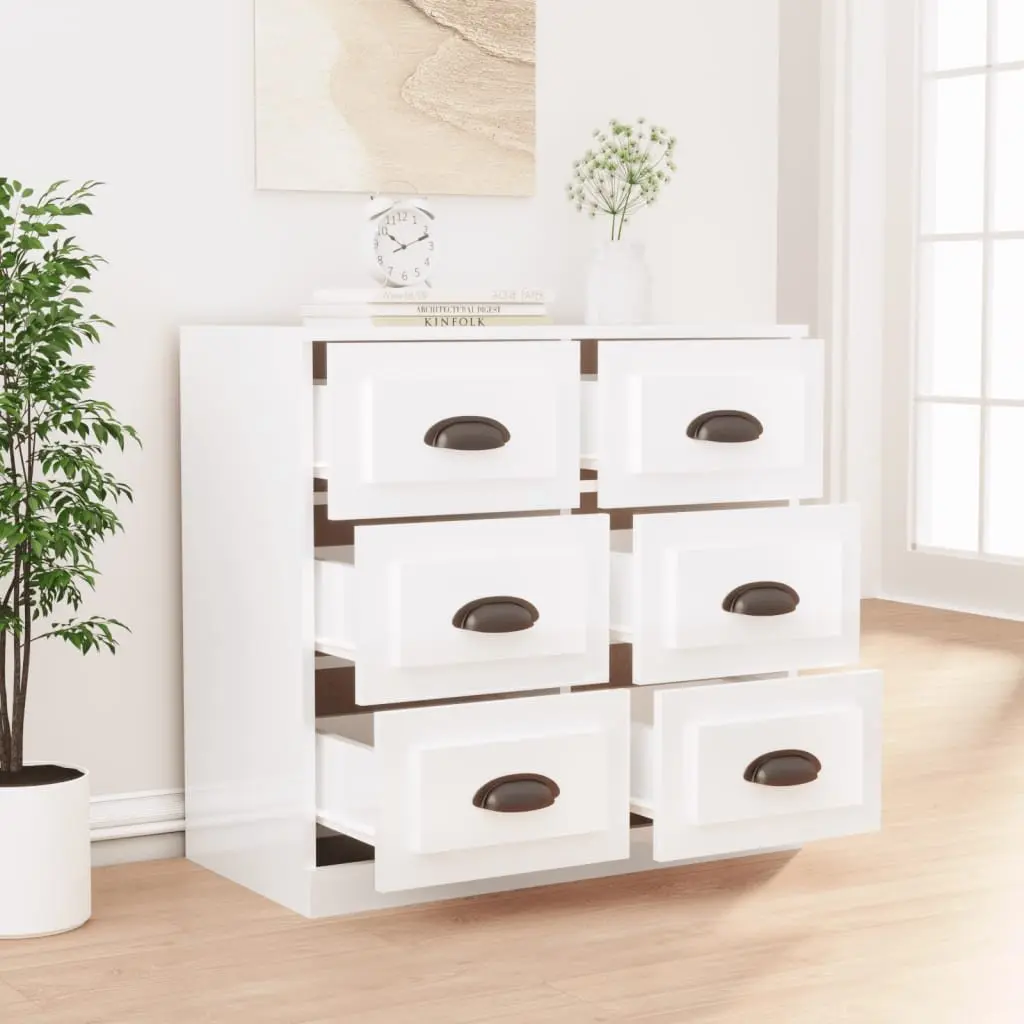 High Gloss White Sideboard Cabinet for Storage