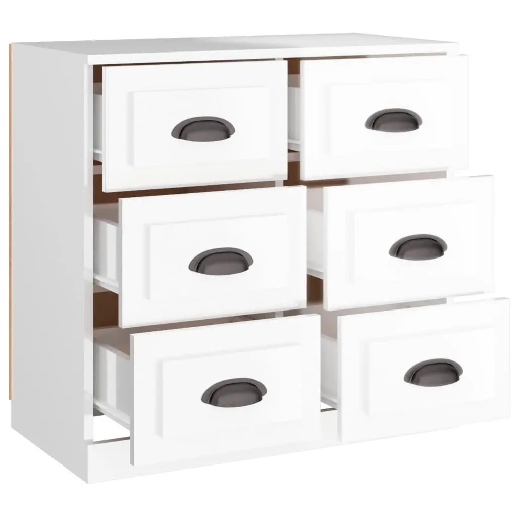High Gloss White Sideboard Cabinet for Storage
