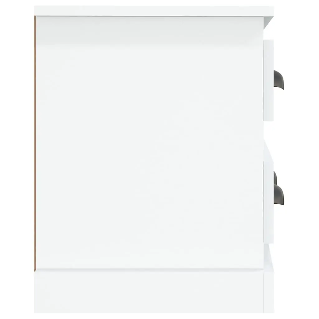 White High Gloss TV Cabinet with 4 Drawers