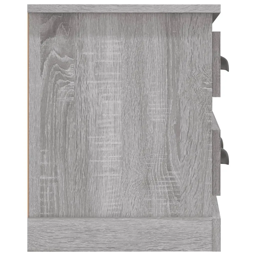 Grey Sonoma TV Cabinet with 4 Drawers 100x35.5x45cm