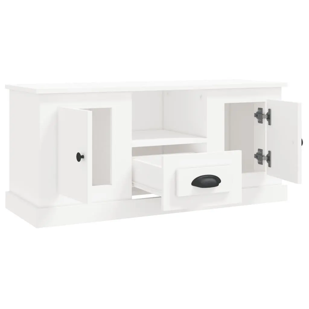 White TV Cabinet for Living Room Organization