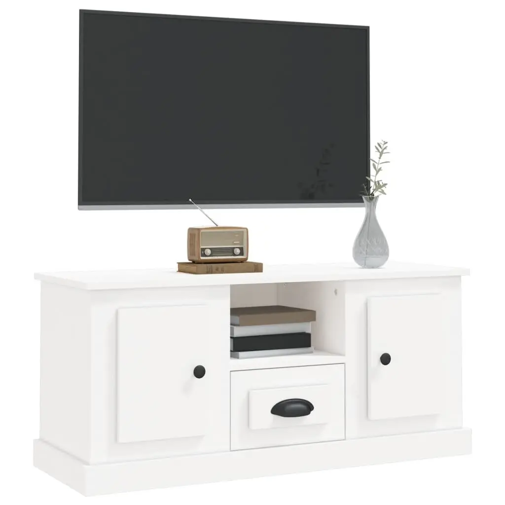 White TV Cabinet for Living Room Organization